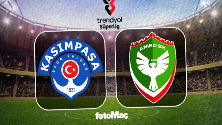 Kasımpaşa-Amedspor maçı CANLI | Trendyol Süper Lig