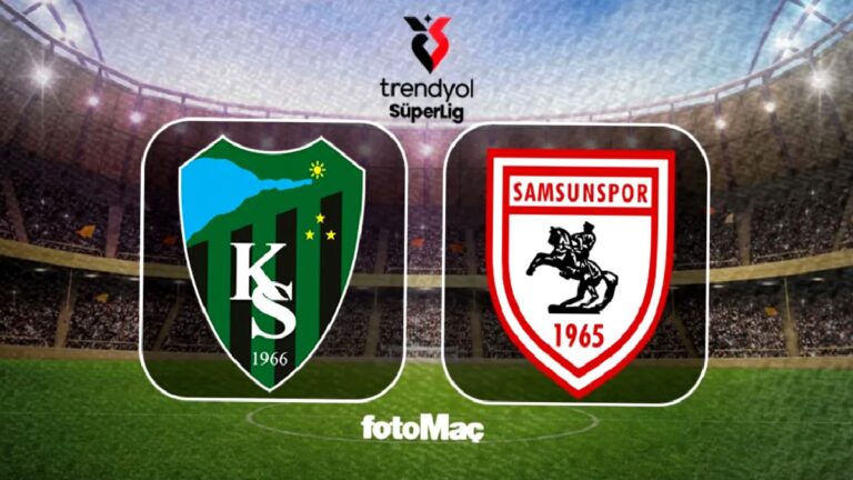 Kocaelispor-Samsunspor maçı saat kaçta, hangi kanalda? | CANLI