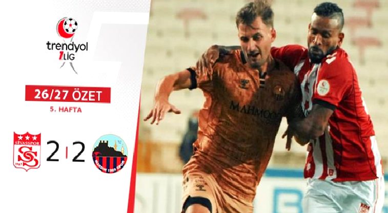 ÖZET | Sivas’taki heyecan dolu maçta kazanan yok!